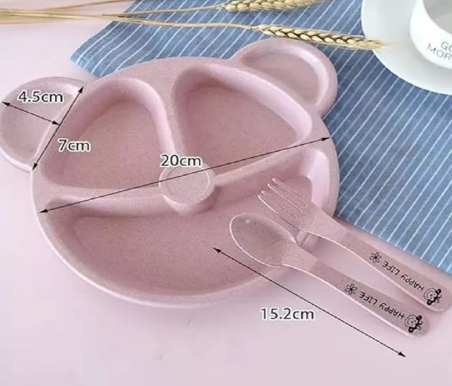 PLATO DE BAMBU ECO AMIGABLE